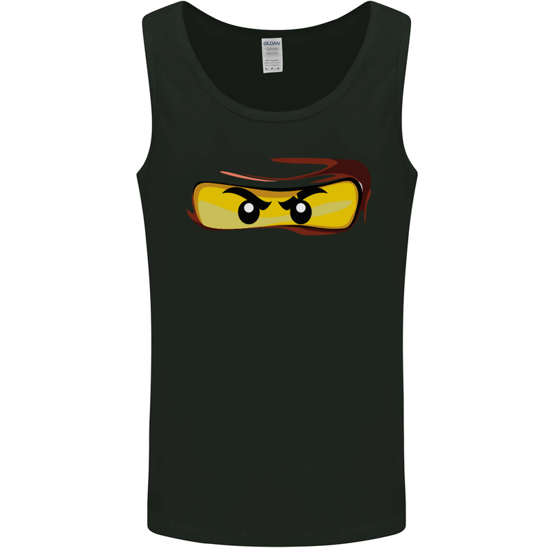 Ninja Eyes Mens Vest Tank Top Black