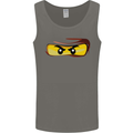 Ninja Eyes Mens Vest Tank Top Charcoal