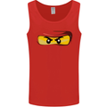 Ninja Eyes Mens Vest Tank Top Red