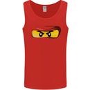 Ninja Eyes Mens Vest Tank Top Red