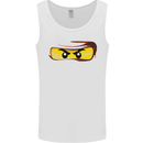 Ninja Eyes Mens Vest Tank Top White