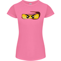 Ninja Eyes Womens Petite Cut T-Shirt Azalea