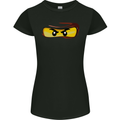 Ninja Eyes Womens Petite Cut T-Shirt Black