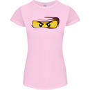 Ninja Eyes Womens Petite Cut T-Shirt Light Pink
