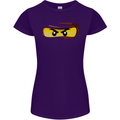 Ninja Eyes Womens Petite Cut T-Shirt Purple