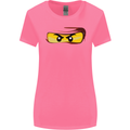 Ninja Eyes Womens Wider Cut T-Shirt Azalea