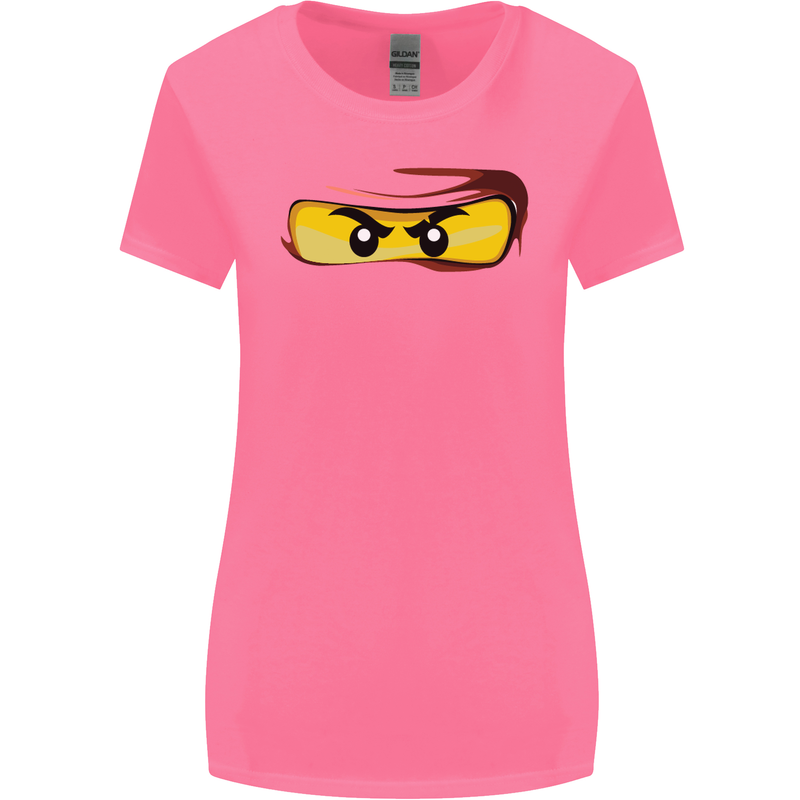 Ninja Eyes Womens Wider Cut T-Shirt Azalea