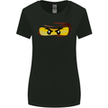 Ninja Eyes Womens Wider Cut T-Shirt Black