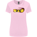 Ninja Eyes Womens Wider Cut T-Shirt Light Pink