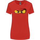 Ninja Eyes Womens Wider Cut T-Shirt Red