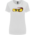 Ninja Eyes Womens Wider Cut T-Shirt White