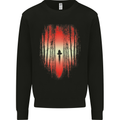 Ninja Landscape Martial Arts MMA Samurai Kids Sweatshirt Jumper Black