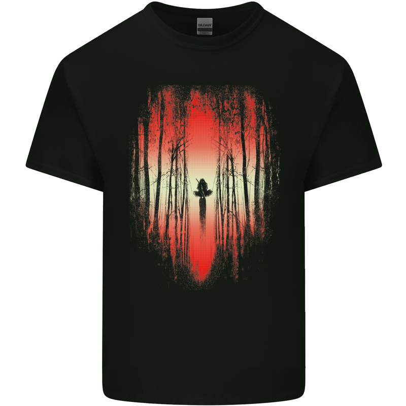 Ninja Landscape Martial Arts MMA Samurai Kids T-Shirt Childrens Black