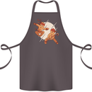 Ninjabread Men Funny Food Gym MMA Cotton Apron 100% Organic Dark Grey