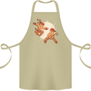 Ninjabread Men Funny Food Gym MMA Cotton Apron 100% Organic Khaki