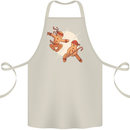 Ninjabread Men Funny Food Gym MMA Cotton Apron 100% Organic Natural