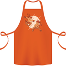 Ninjabread Men Funny Food Gym MMA Cotton Apron 100% Organic Orange