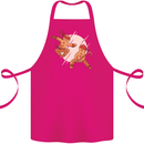 Ninjabread Men Funny Food Gym MMA Cotton Apron 100% Organic Pink