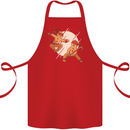 Ninjabread Men Funny Food Gym MMA Cotton Apron 100% Organic Red