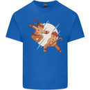 Ninjabread Men Funny Food Gym MMA Kids T-Shirt Childrens Royal Blue