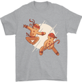 Ninjabread Men Funny Food Gym MMA Mens T-Shirt Cotton Gildan Sports Grey