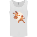 Ninjabread Men Funny Food Gym MMA Mens Vest Tank Top White