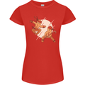Ninjabread Men Funny Food Gym MMA Womens Petite Cut T-Shirt Red