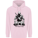 Ninjitsu A Ninja MMA Mixed Martial Arts Childrens Kids Hoodie Light Pink