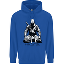 Ninjitsu A Ninja MMA Mixed Martial Arts Childrens Kids Hoodie Royal Blue