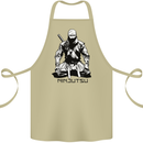 Ninjitsu A Ninja MMA Mixed Martial Arts Cotton Apron 100% Organic Khaki