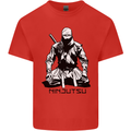 Ninjitsu A Ninja MMA Mixed Martial Arts Kids T-Shirt Childrens Red