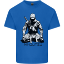 Ninjitsu A Ninja MMA Mixed Martial Arts Kids T-Shirt Childrens Royal Blue