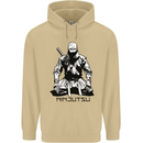 Ninjitsu A Ninja MMA Mixed Martial Arts Mens 80% Cotton Hoodie Sand