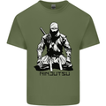 Ninjitsu A Ninja MMA Mixed Martial Arts Mens Cotton T-Shirt Tee Top Military Green