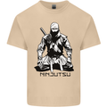 Ninjitsu A Ninja MMA Mixed Martial Arts Mens Cotton T-Shirt Tee Top Sand