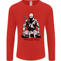 Ninjitsu A Ninja MMA Mixed Martial Arts Mens Long Sleeve T-Shirt Red