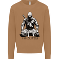 Ninjitsu A Ninja MMA Mixed Martial Arts Mens Sweatshirt Jumper Caramel Latte