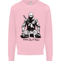 Ninjitsu A Ninja MMA Mixed Martial Arts Mens Sweatshirt Jumper Light Pink