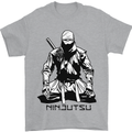 Ninjitsu A Ninja MMA Mixed Martial Arts Mens T-Shirt 100% Cotton Sports Grey