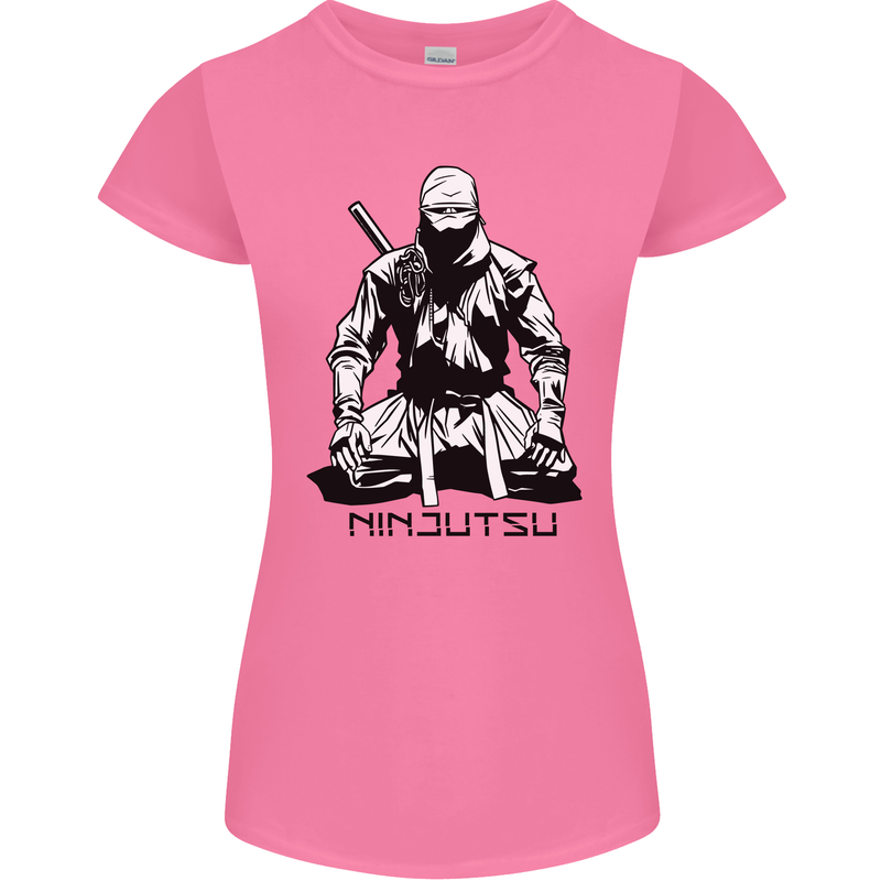 Ninjitsu A Ninja MMA Mixed Martial Arts Womens Petite Cut T-Shirt Azalea