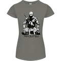 Ninjitsu A Ninja MMA Mixed Martial Arts Womens Petite Cut T-Shirt Charcoal
