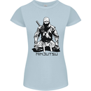 Ninjitsu A Ninja MMA Mixed Martial Arts Womens Petite Cut T-Shirt Light Blue