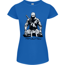 Ninjitsu A Ninja MMA Mixed Martial Arts Womens Petite Cut T-Shirt Royal Blue