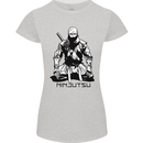 Ninjitsu A Ninja MMA Mixed Martial Arts Womens Petite Cut T-Shirt Sports Grey