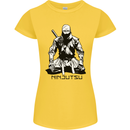 Ninjitsu A Ninja MMA Mixed Martial Arts Womens Petite Cut T-Shirt Yellow