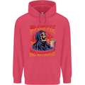 No Coffee No Work Funny Skull Grim Reaper Childrens Kids Hoodie Heliconia