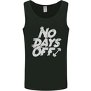 No Days Off Gym Training Top Bodybuilding Mens Vest Tank Top Black