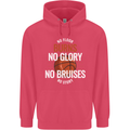 No Floor Burns No Glory Basketball Childrens Kids Hoodie Heliconia