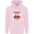 No Floor Burns No Glory Basketball Childrens Kids Hoodie Light Pink