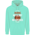 No Floor Burns No Glory Basketball Childrens Kids Hoodie Peppermint
